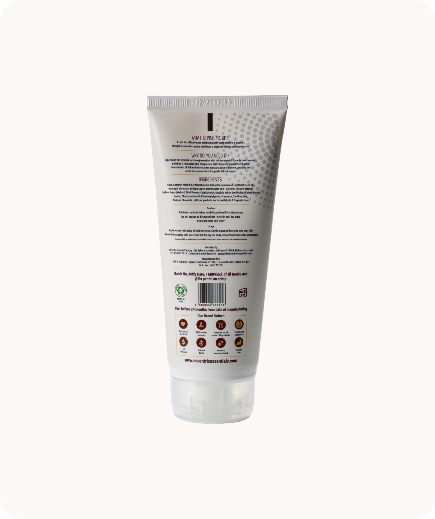 Pink Me Up Exfoliating Body Wash